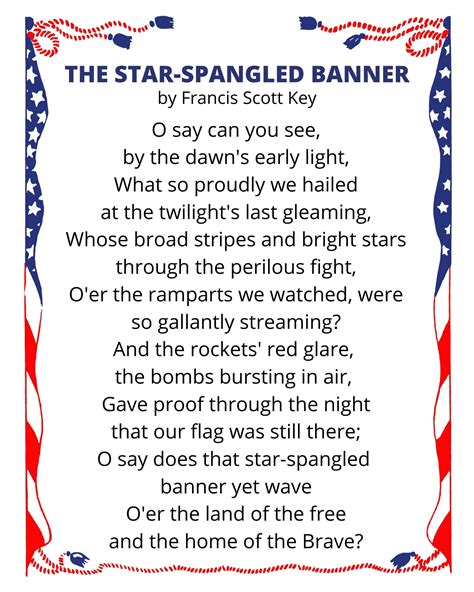 word of the star spangled banner